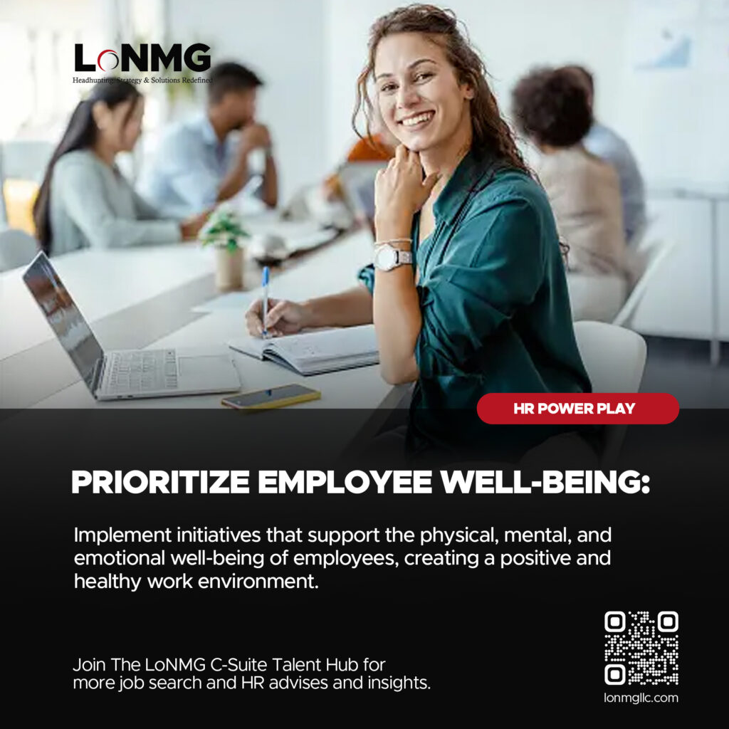 Prioritize employee well-being: Improving Employee Productivity and Work-Life Balance